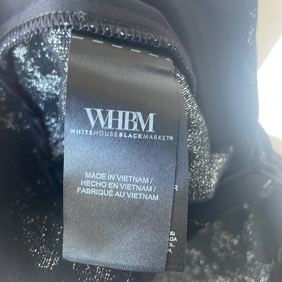 WHBM ‘Jolie’ Button Straight Luxe Stretch Pant - Picture 12 of 13